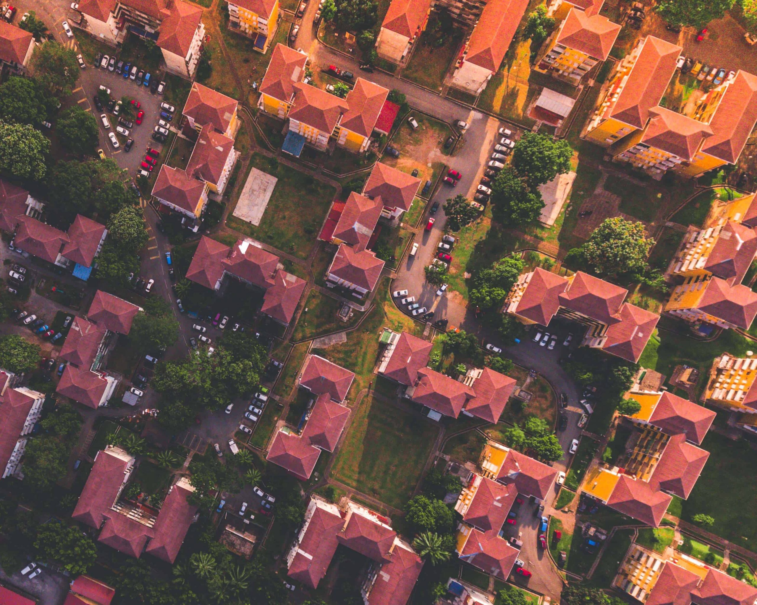 Birds-eye View of Homes
