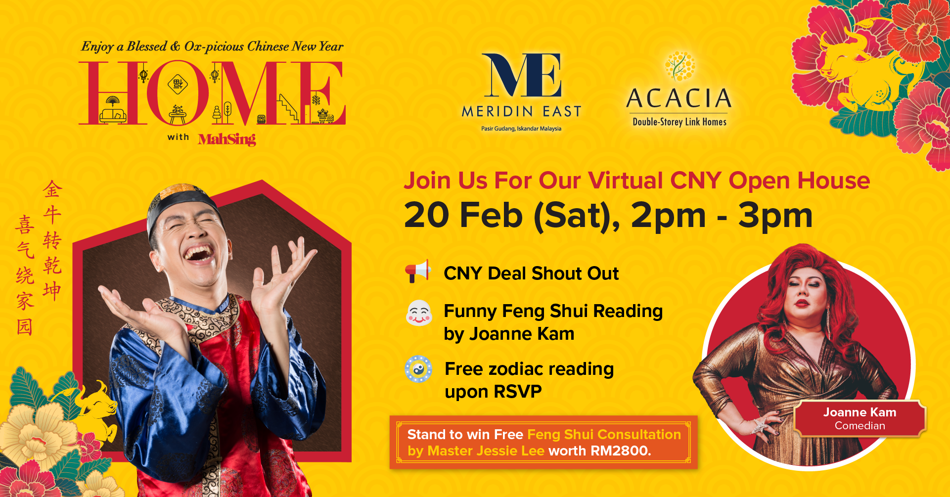 CNY Virtual Open House with Acacia @ Meridin East