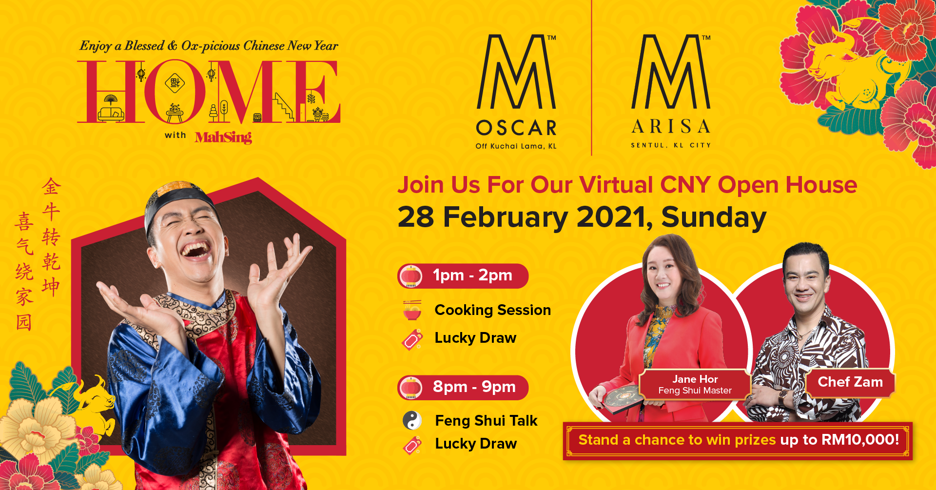 CNY Virtual Open House with M Arisa & M Oscar