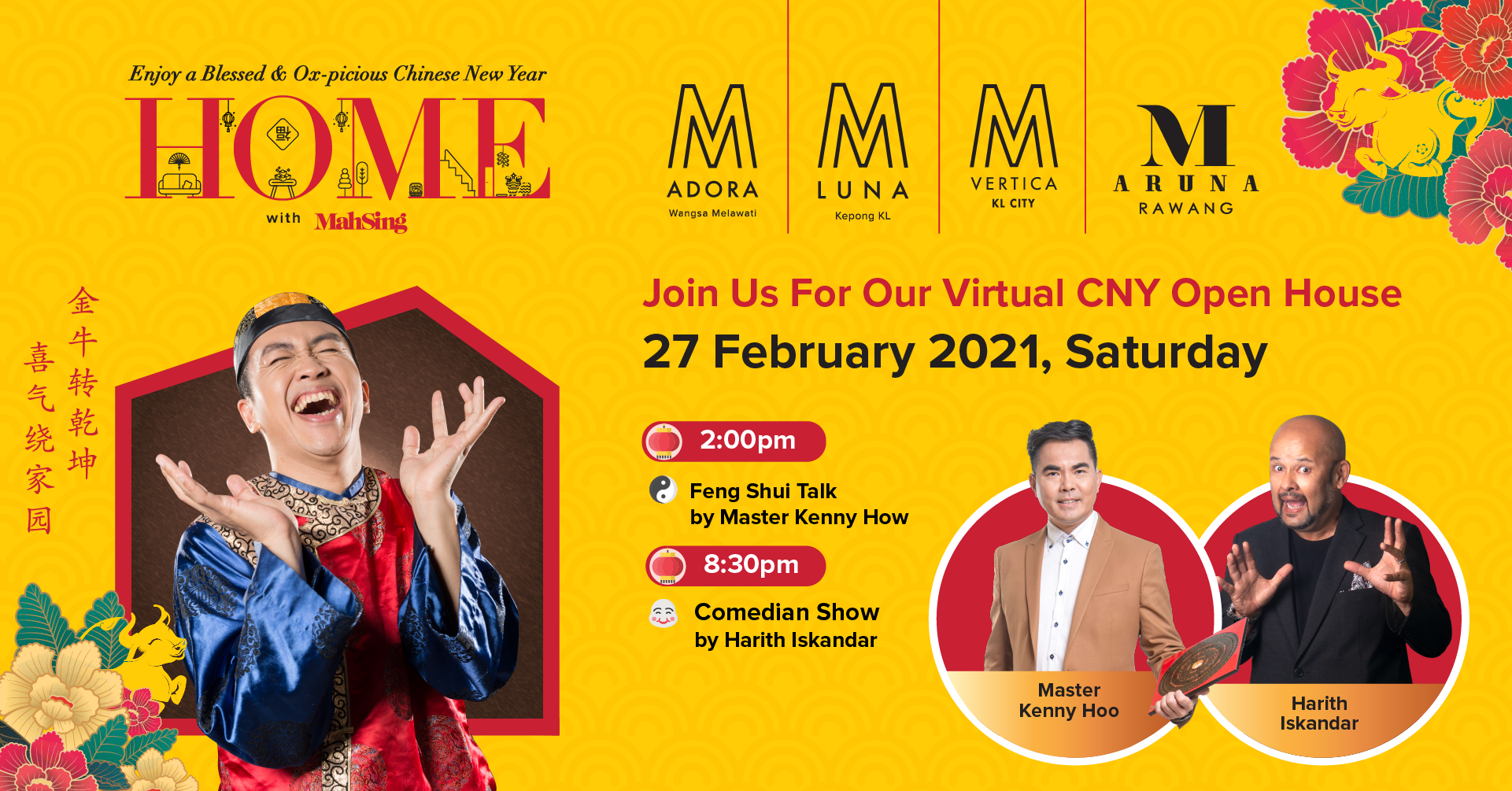 CNY Virtual Open House with M Luna, M Adora, M Vertica & M Aruna