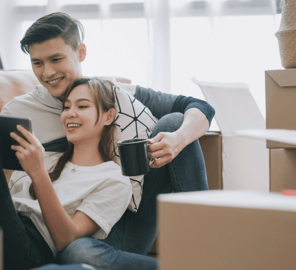 couple happily moving in benefitted from HOC 2020-2021